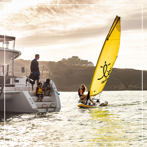 The Tiwal Dinghy is simple to set up